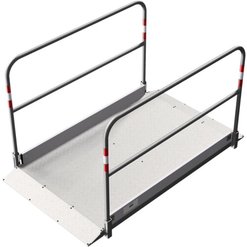 Grabenbrücke aus Aluminium Breite 1000 Länge 1800
