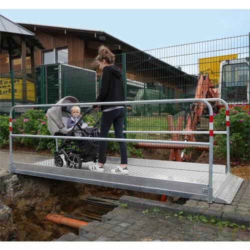 Grabenbrücke aus Aluminium Breite 1000 Länge 1800