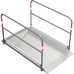 Grabenbrücke aus Aluminium Breite 1000 Länge 1800