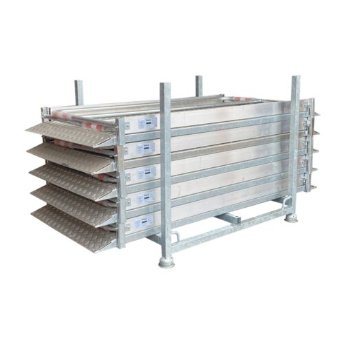 Stapelpalette für Grabenbrücken