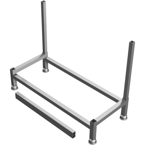 Palette für Absperrgitter, verzinkt Innenbreite 1400