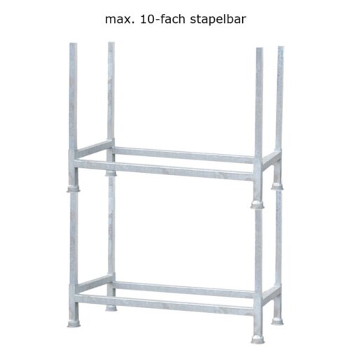 Palette für Absperrgitter, verzinkt Innenbreite 1400