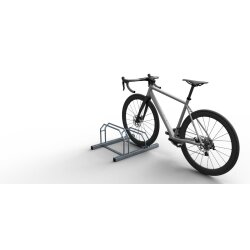 Fahrrad-Reihenanlage aus Vierkantrohr, ohne Farbe, Stahl,...