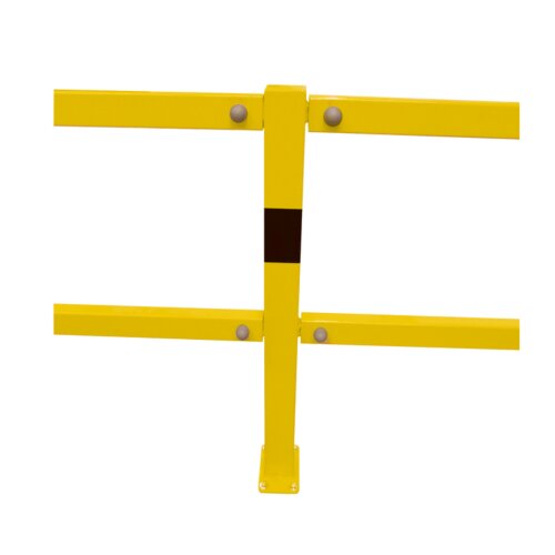 Rammschutzgeländer Brooklyn Standpfosten, elastisch und neigbar