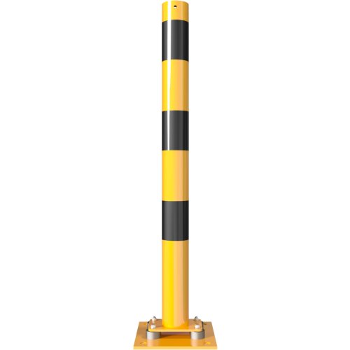 Absperrpfosten Bollard Ø 76 mm allseitig neigbar Ösen ohne Ösen