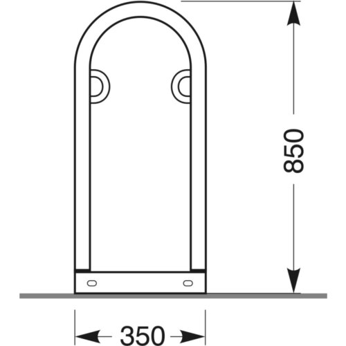 Reihenanlehnbügel Track Stellplätze 2