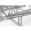 Doppelstockparker Lindau Profi einseitig, 500 mm Radabstand, 4 Stellplätze insgesamt 4