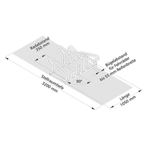 Bügelparker Typ 2000, zweiseitig