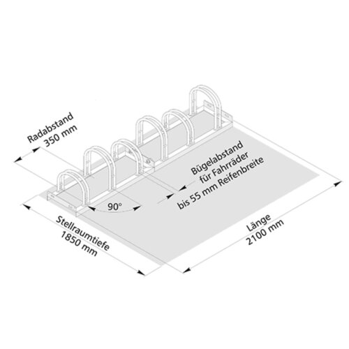 Bogenparker Typ 5000, einseitig
