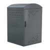Rollatorgarage/Rollatorbox Treasure 2 Dach Giebeldach  Modell Grundelement  Seitenwand mit 2 Seitenwänden (komplett geschlossen)