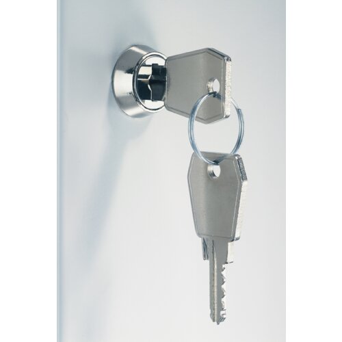 Stahl-Kleider-Schrank 3 Abteile 300mm,