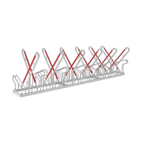 Fahrradüberdachung Modell P23, doppelseitig