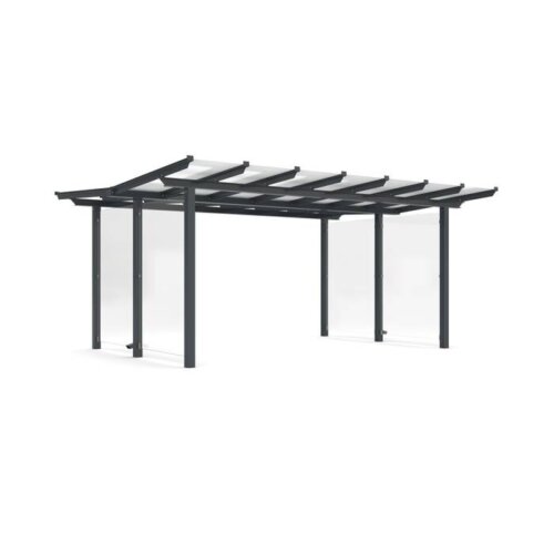 Fahrradüberdachung Modell P24, doppelseitig