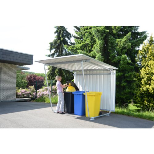 Anbaueinheit Siegen S19 für Überdachungssystem Siegen S16, einseitig Regenrinne ohne  Rückwand Nein  Seitenwand Ohne