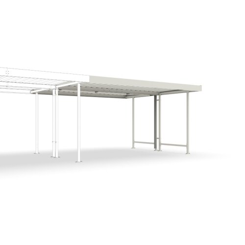 Anbaueinheit für Überdachungssystem Leipzig L44, doppelseitig