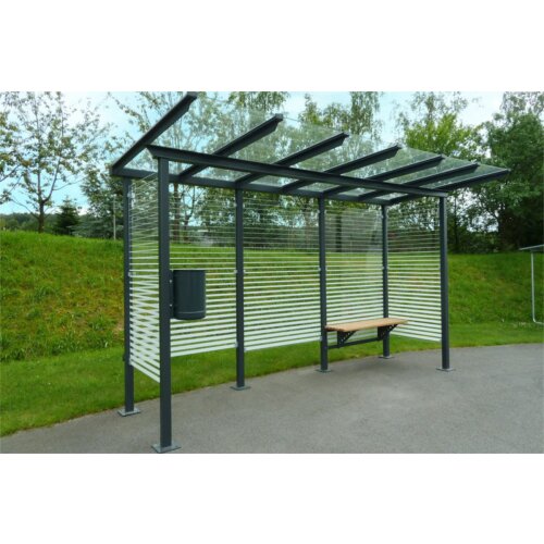 Wartehalle Modell P13, einseitig