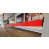 Personenleitsystem P-Line Harmony aus Metall, schwarz, breites Gurtband, rot Gurt Farbe rot Gurt Länge 2,3 m