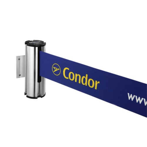 Wandgurtkassette P-Line Fenix Gehäuse Farbe chrom-Optik Gurt Farbe rot Verschluss mit Gurtendstück (Standard)