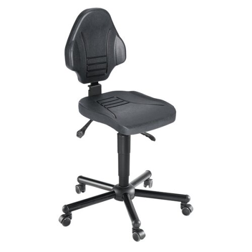 Arbeitsdrehstuhl tief XXL mit Anti Schock Rückenlehne