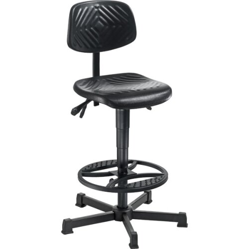 Arbeitsdrehstuhl hoch Fußring