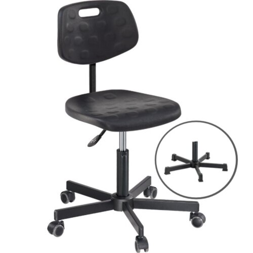 Arbeitsdrehstuhl Light tief PU