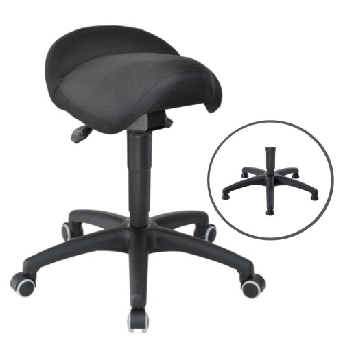 Hocker Sattel tief Stoff