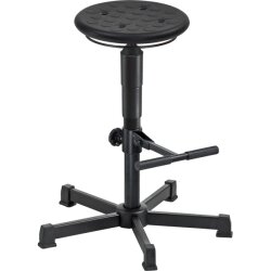 Arbeitshocker hoch PU mit Aufstiegshilfe klappbar