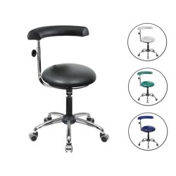 Hocker mittlerer Verstellbereich mit Lehne versch. Farben