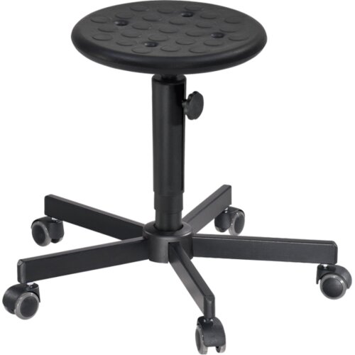 Arbeitshocker light PU manuelle Höhenverstellung