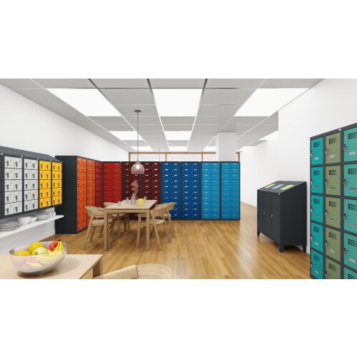 Kleinfachschrank 20 Fächer mit Schrägdach