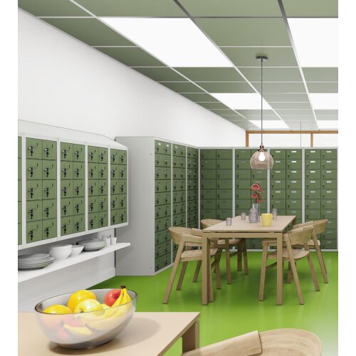 Kleinfachschrank 25 Fächer mit Schrägdach