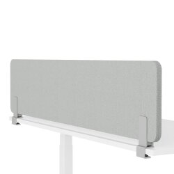 Akustik Tischtrennwand Schmal 40 cm Höhe