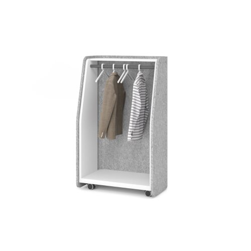 Garderobe Mobil mit Schallschutz