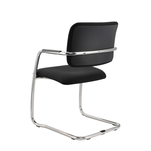 Freischwinger gepolstert, gestell chrom