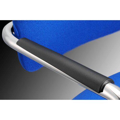 Freischwinger gepolstert, gestell chrom