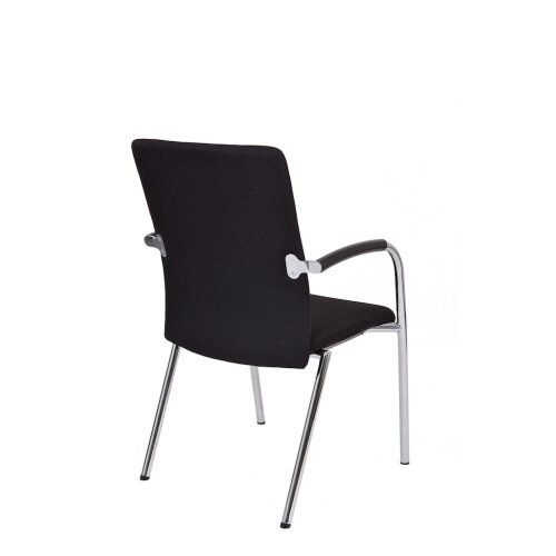 Komfort Besucherstuhl mit Polsterrücken