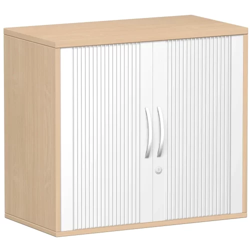 Anstell-Querrollladenschrank 2 Ordnerhöhen Höhe 72 cm Breite 80 cm