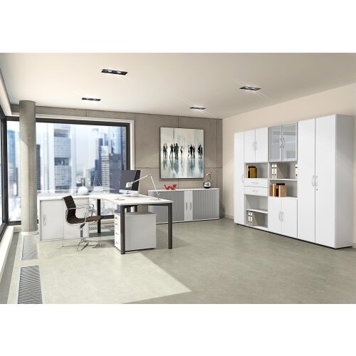 Regal 6 Ordnerhöhen 216 cm hoch 80 cm breit