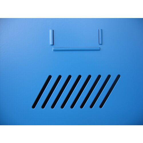 Fächerschrank 6 Fächer, Abteilbreite 400mm, auf Unterbausitzbank