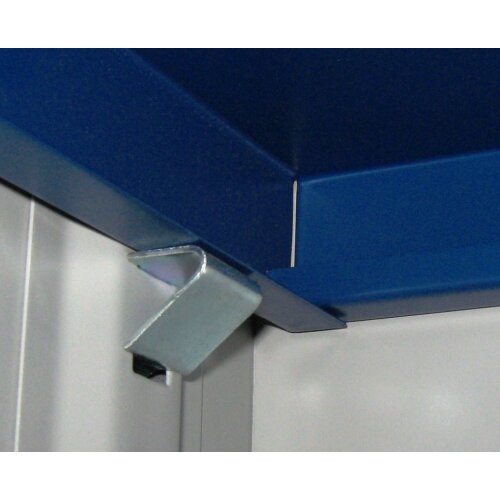 Stahlschrank 195 cm hoch,  64 cm breit,  50 cm tief