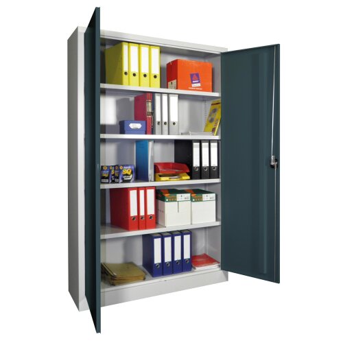 Stahlschrank 195 cm hoch,  120cm breit,  50 cm tief