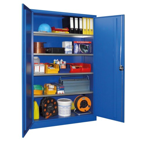 Stahlschrank 195 cm hoch,  120cm breit,  50 cm tief