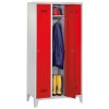 Umkleideschrank 3 Abteile, Abteilbreite 400mm, auf Füssen