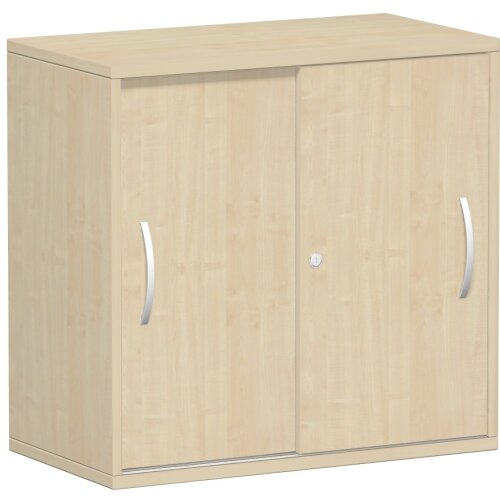 Schiebetürenschrank 2 Ordnerhöhnen 80 cm hoch und 80 cm breit