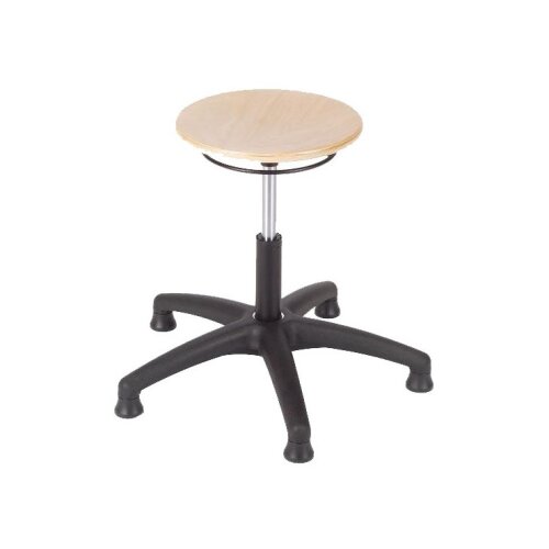 Arbeitshocker mit Buchenholzsitz