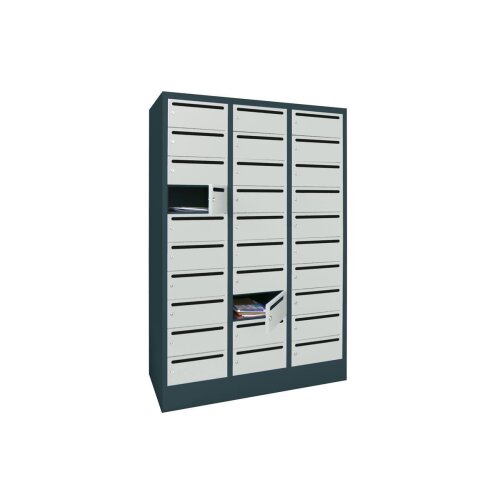 Postverteilerschrank 30 Fächer, 400mm Abteilbreite