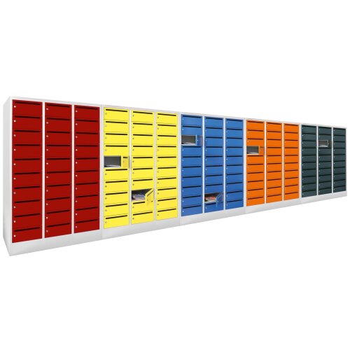 Postverteilerschrank 30 Fächer, 400mm Abteilbreite