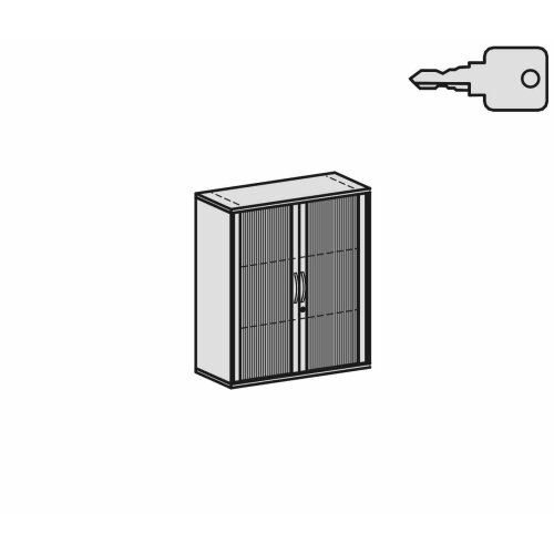 Rollladenschrank 3 Ordnerhöhen, 100 cm breit