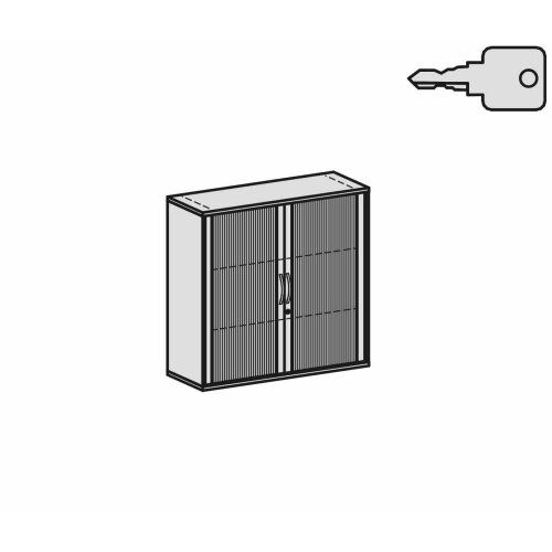 Rollladenschrank 3 Ordnerhöhen, 120 cm breit