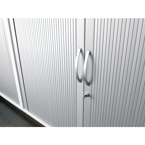 Anstell Rollladenschrank 72 cm hoch, 2 Ordnerhöhen, 100 cm breit